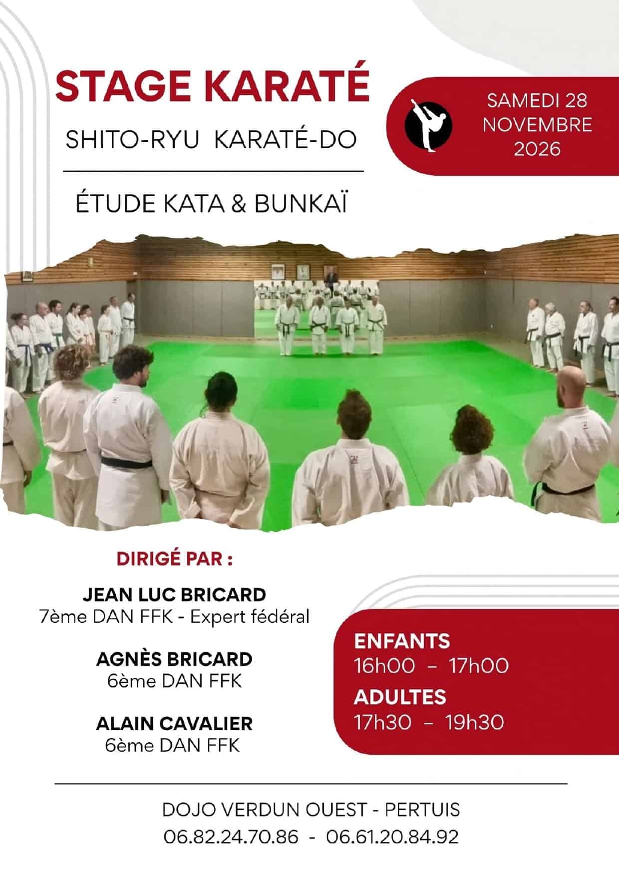 stage karate pertuis 
