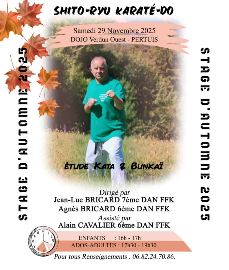 stage karate pertuis